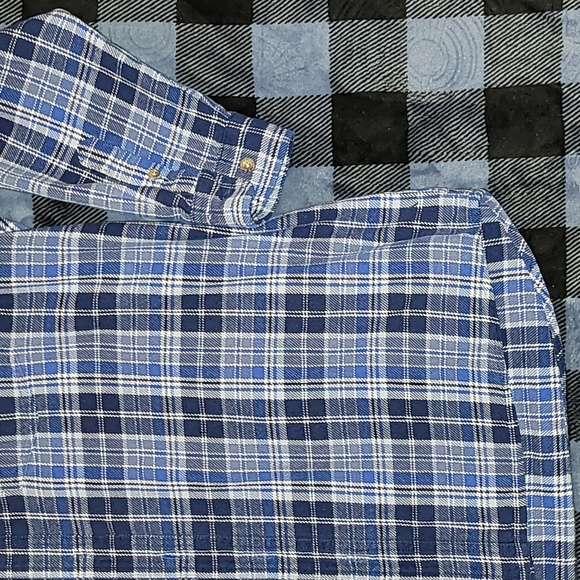 Vintage. Wrangler Riggs Workwear. Heavyweight Flannel. Men's XL - Picture 5 of 16